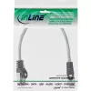 InLine Patch Cable SF/UTP Cat.5e transparent 0.25m
