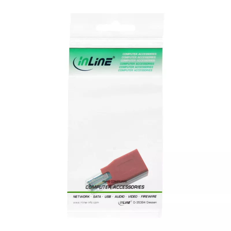 InLine Crossover Adapter RJ45 male to female 69994K