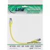 InLine Patch cable, S/FTP (PiMf), Cat.8.1, 2000MHz, halogen-free, yellow, 0.3m