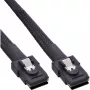 InLine SAS cable int., Mini-SAS SFF-8087 to Mini-SAS SFF-8087, w/Sideband, 1m