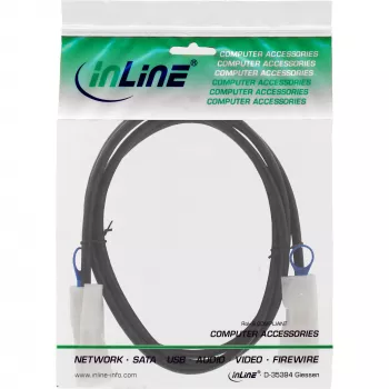 InLine SAS Cable, Mini-SAS 26pin SFF-8088 an Mini-SAS 26-pin SFF-8088, 0.5m