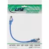 InLine Patch Cable S/FTP PiMF Cat.8.1 halogen free 2000MHz blue, 0.25m