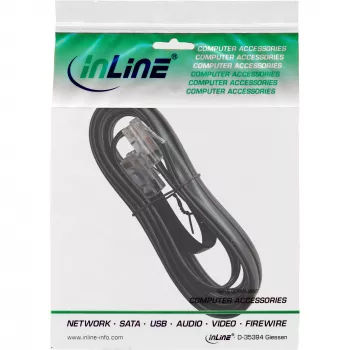 InLine ISDN Cable RJ45 male male 8P8C 20m Black