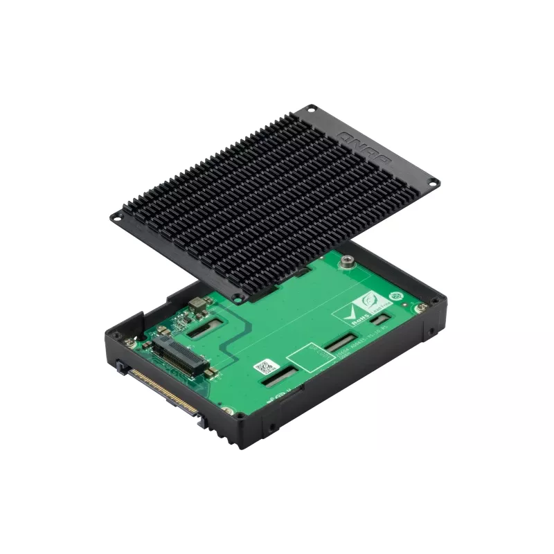 QNAP - QDA-UMP4 - Schnittstellenadapter - M.2 - PCIe 4.0 x4 (NVMe) - U.2