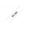 Labeling Tape Brother TC101 12mm Black on Transparent