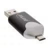 InLine USB3.0 Dual Cardreader, USB A and Micro-USB 2.0 for SDXC and microSDXC