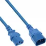 InLine B-16505B power cable Blue 0.5 m C13 coupler C14 coupler