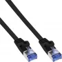 InLine Flat Patch Cable U/FTP Cat.6A black 2m