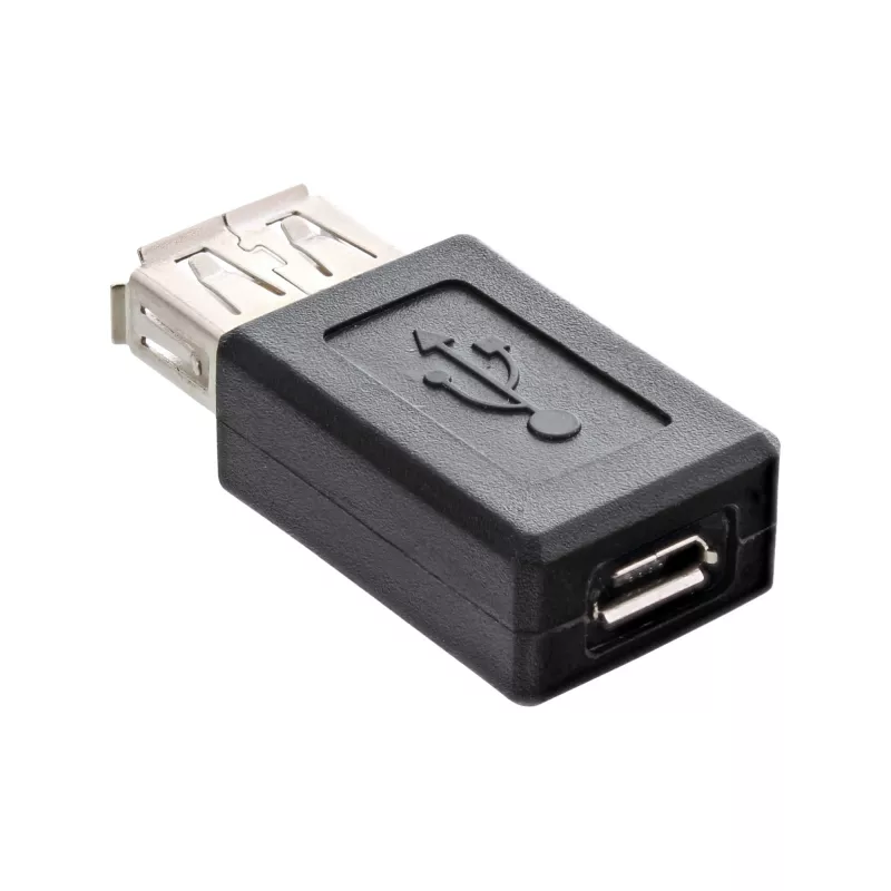 Micro-USB adapter InLine 31613 USB A female to Micro-USB B female