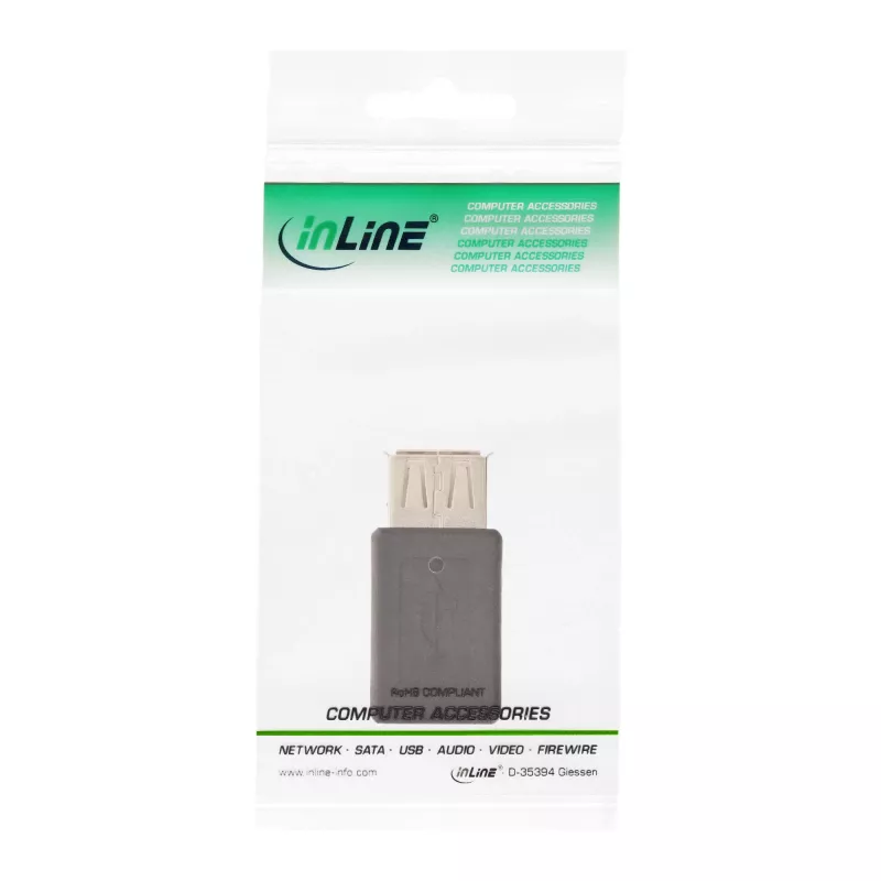Micro-USB adapter InLine 31613 USB A female to Micro-USB B female