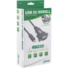 InLine USB-C to serial adapter cable, USB-C male / DB9 male, 1.8m