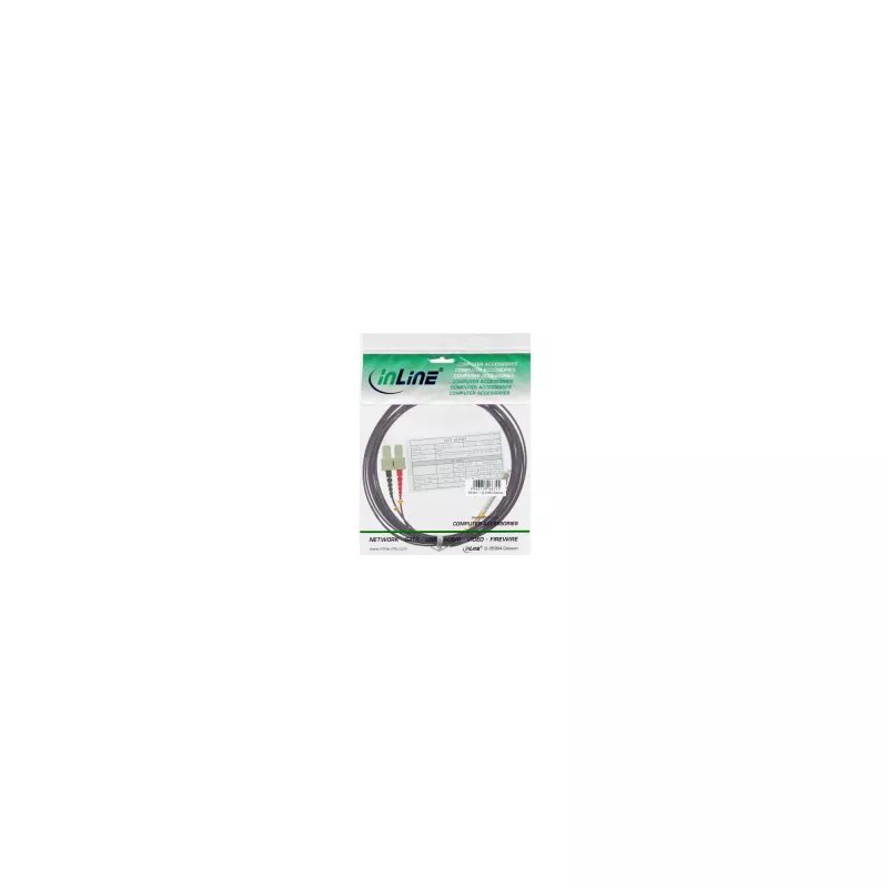 Fiber Optical Duplex Cable InLine 88642P LC/SC 50/125µm OM4 2m