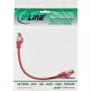 InLine Patch Cable S/FTP PiMF Cat.6 250MHz PVC copper red 0.25m
