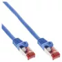 InLine Patch Cable S/FTP PiMF Cat.6 250MHz PVC copper blue 0.25m