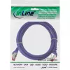 InLine Patch Cable S/FTP PiMF Cat.6 250MHz PVC copper purple 0.3m