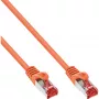 InLine Patch Cable S/FTP PiMF Cat.6 250MHz PVC copper orange 30m