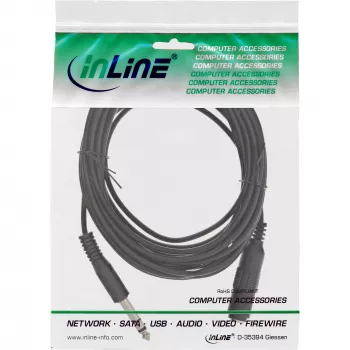 Jack Extension 6.3mm Stereo male/female 5m InLine 99935A