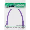 InLine Patch Cable SF/UTP Cat.5e purple 0.3m