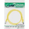 InLine Patch cable, S/FTP (PiMf), Cat.8.1, 2000MHz, halogen-free, yellow, 0.5m
