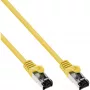 InLine Patch cable, S/FTP (PiMf), Cat.8.1, 2000MHz, halogen-free, yellow, 5m