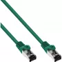 InLine Patch cable, S/FTP (PiMf), Cat.8.1, 2000MHz, halogen-free, green, 1m
