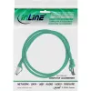 InLine Patch cable, S/FTP (PiMf), Cat.8.1, 2000MHz, halogen-free, green, 1m