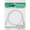 InLine Patch cable, S/FTP (PiMf), Cat.8.1, 2000MHz, halogen-free, white, 1.5m