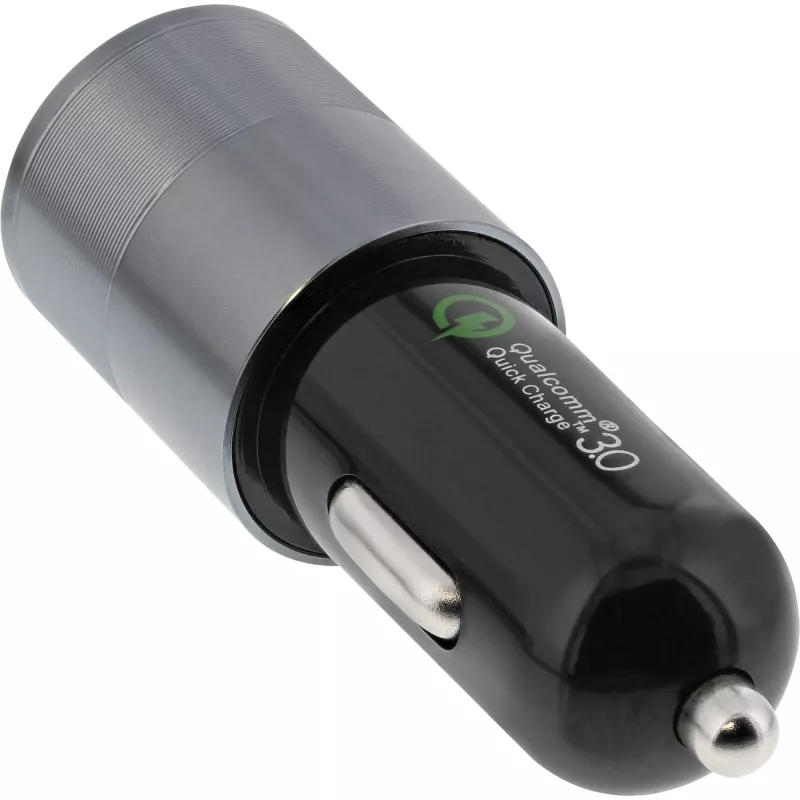 InLine USB car charger power-adaptor Quick Charge 3.0, black