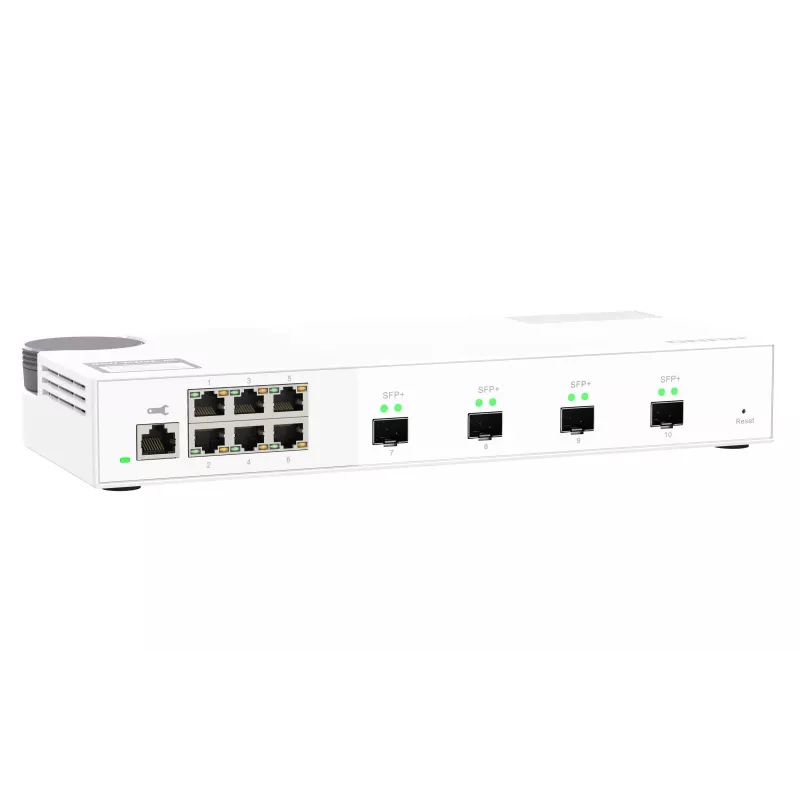 QNAP QSW-M2106-4S network switch Managed L2 2.5G Ethernet (100/1000/2500) White