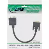 DVI-I Adapter Cable InLine 17301 DVI-I male / DVI-I female + S-VGA female