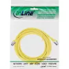 InLine Patch cable, S/FTP (PiMf), Cat.8.1, 2000MHz, halogen-free, yellow, 10m