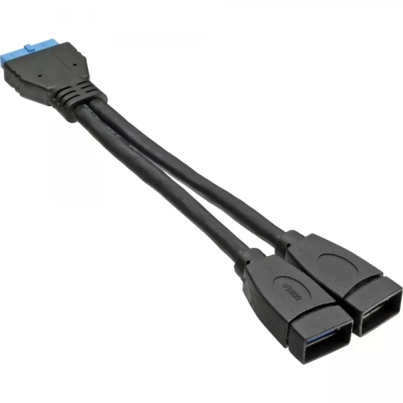 InLine USB 3.0 Adapter Cable internal 2x USB Type A female / mainboard header