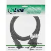 InLine power cable, CEE 7/7 straight / 3pin IEC C13 male, black, 1.8m