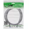 InLine Patch cable slim, Cat.6A, S/FTP, TPE (LSZH) flexible, PoE, black, 2m