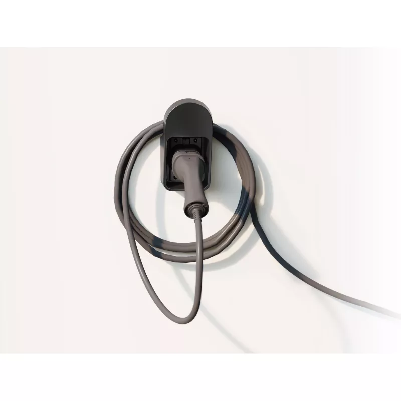 InLine Universal EV charging cable holder black 117x95x213 mm