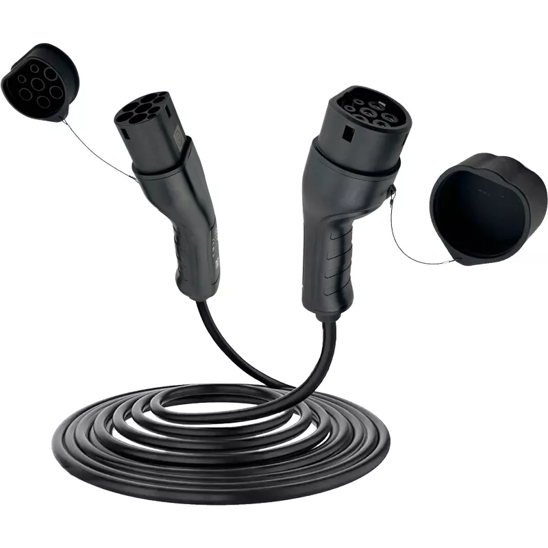 InLine EV car charging cable 22kW Type2, 3-phase, 7.5m