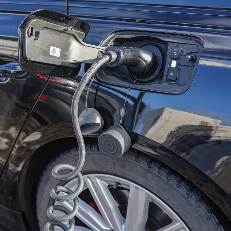 InLine EV spiral car charging cable 11kW Type2, 3-phase, 7.5m
