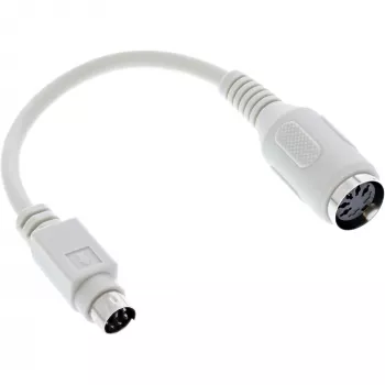 InLine Keyboard Adapter Cable 5 Pin DIN female / PS/2 male approx. 10cm