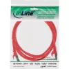 InLine Patch Cable F/UTP Cat.5e red 2m