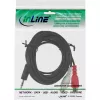 Audio cable 2x RCA female / 3.5mm Stereo male 0.2m InLine 89941A