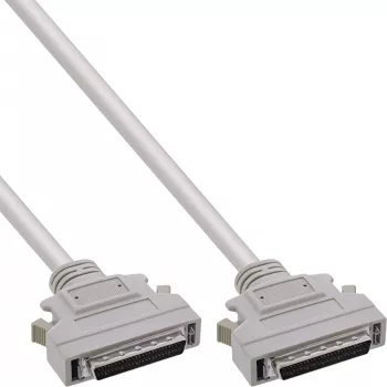 InLine SCSI II Cable 50 Pin Mini D-sub male / male 1m Beige