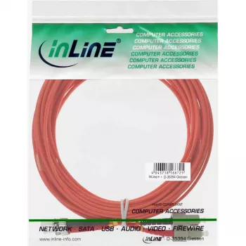 InLine Fiber Optical Duplex Cable SC/ST 50/125µm OM2 15m, 15 m, OM2, 2x SC, 2x ST