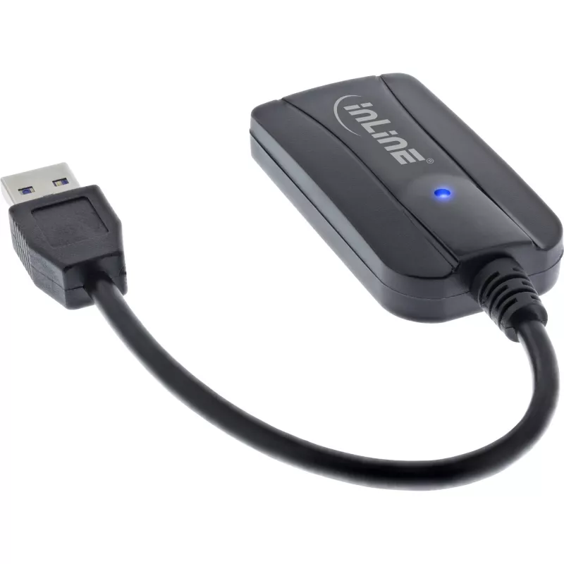 InLine Card reader USB 3.1 USB-A, for SD/SDHC/SDXC, microSD, UHS-II compatible