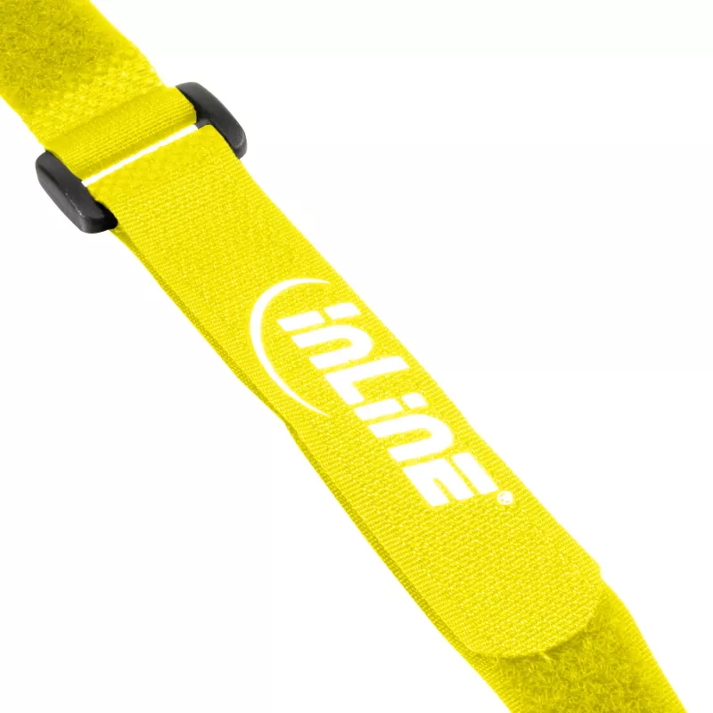 InLine Cable Strips hook-and-loop 20 x 200mm 10 pcs. yellow