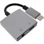 InLine USB-C Audio Adapter Cable, USB-C to 3.5mm Jack + PD 30W