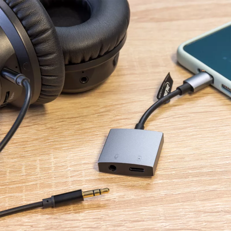 InLine USB-C Audio Adapter Cable, USB-C to 3.5mm Jack + PD 30W