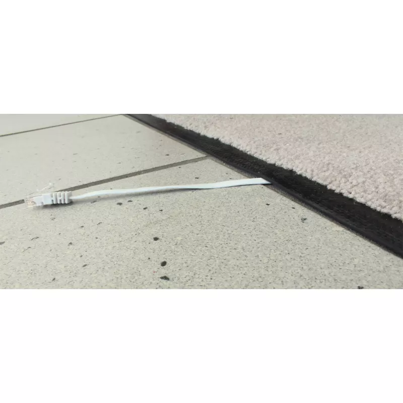 InLine Flat Ultraslim Patch Cable U/UTP Cat.6 Gigabit ready white 10m