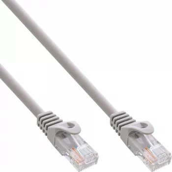 InLine Patch Cable U/UTP Cat.5e grey 5m