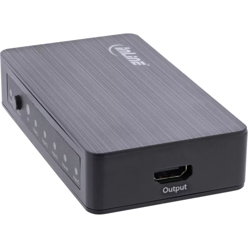 InLine HDMI Switch 5 port 4K2K@60Hz HDCP 2.2 Black