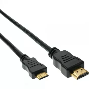 InLine HDMI mini cable, High Speed HDMI, AM/CM, gold plated, 1.5m